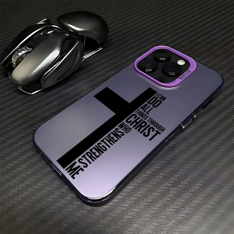 Black Cross Phone Case for IPhone