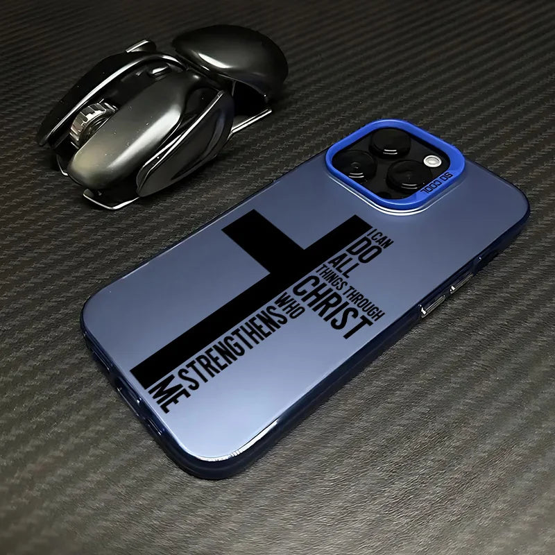Black Cross Phone Case for IPhone