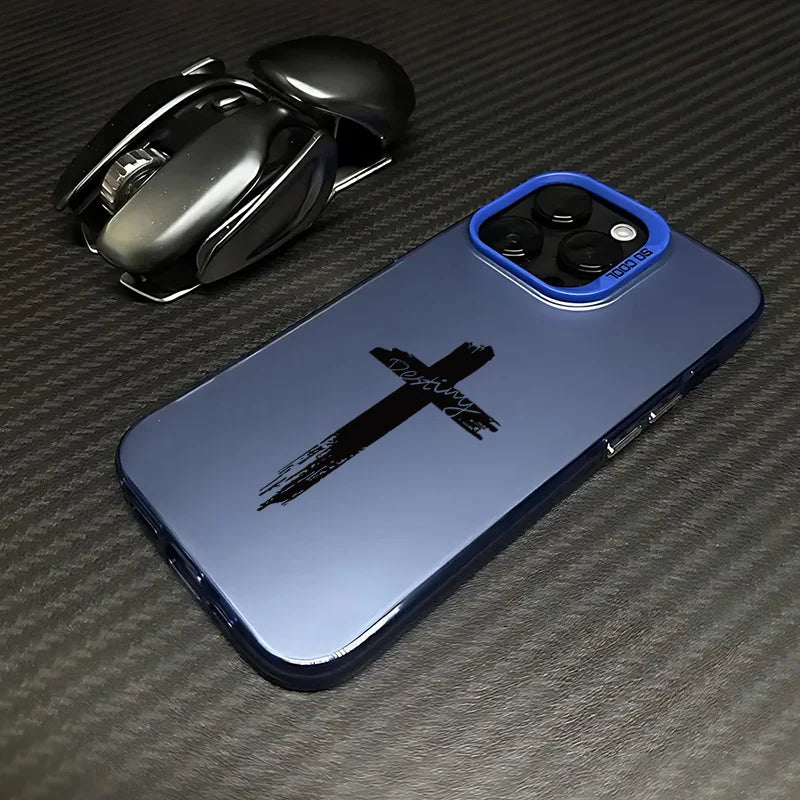 Black Cross Phone Case for IPhone