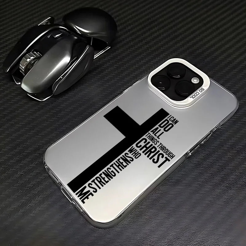 Black Cross Phone Case for IPhone