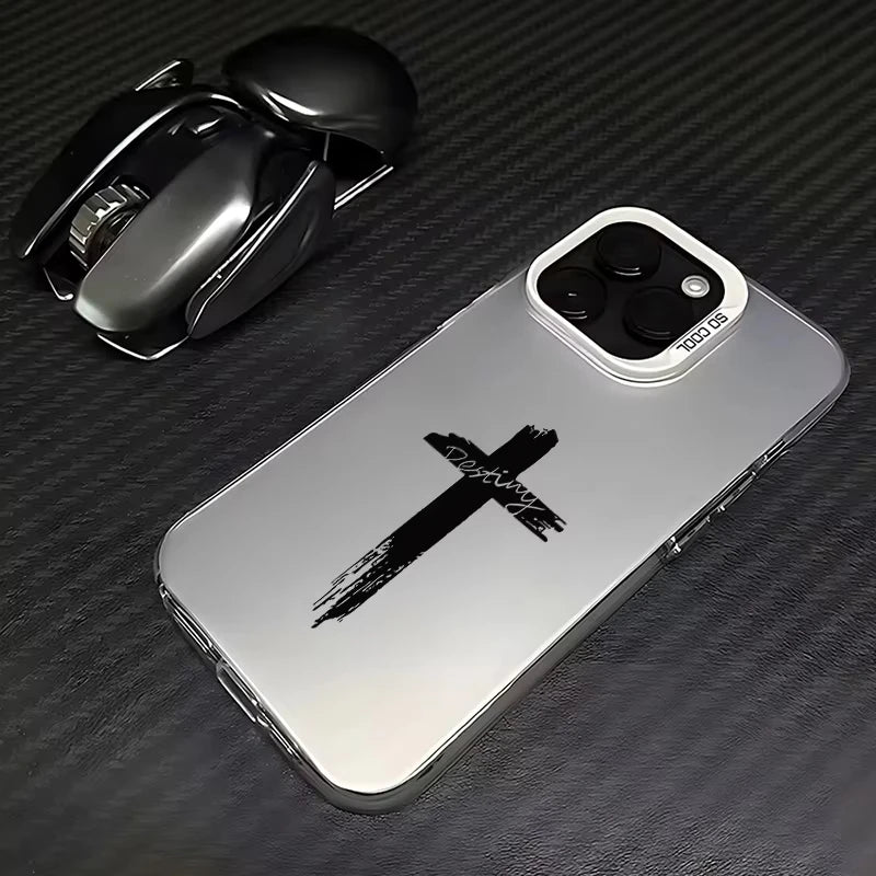 Black Cross Phone Case for IPhone